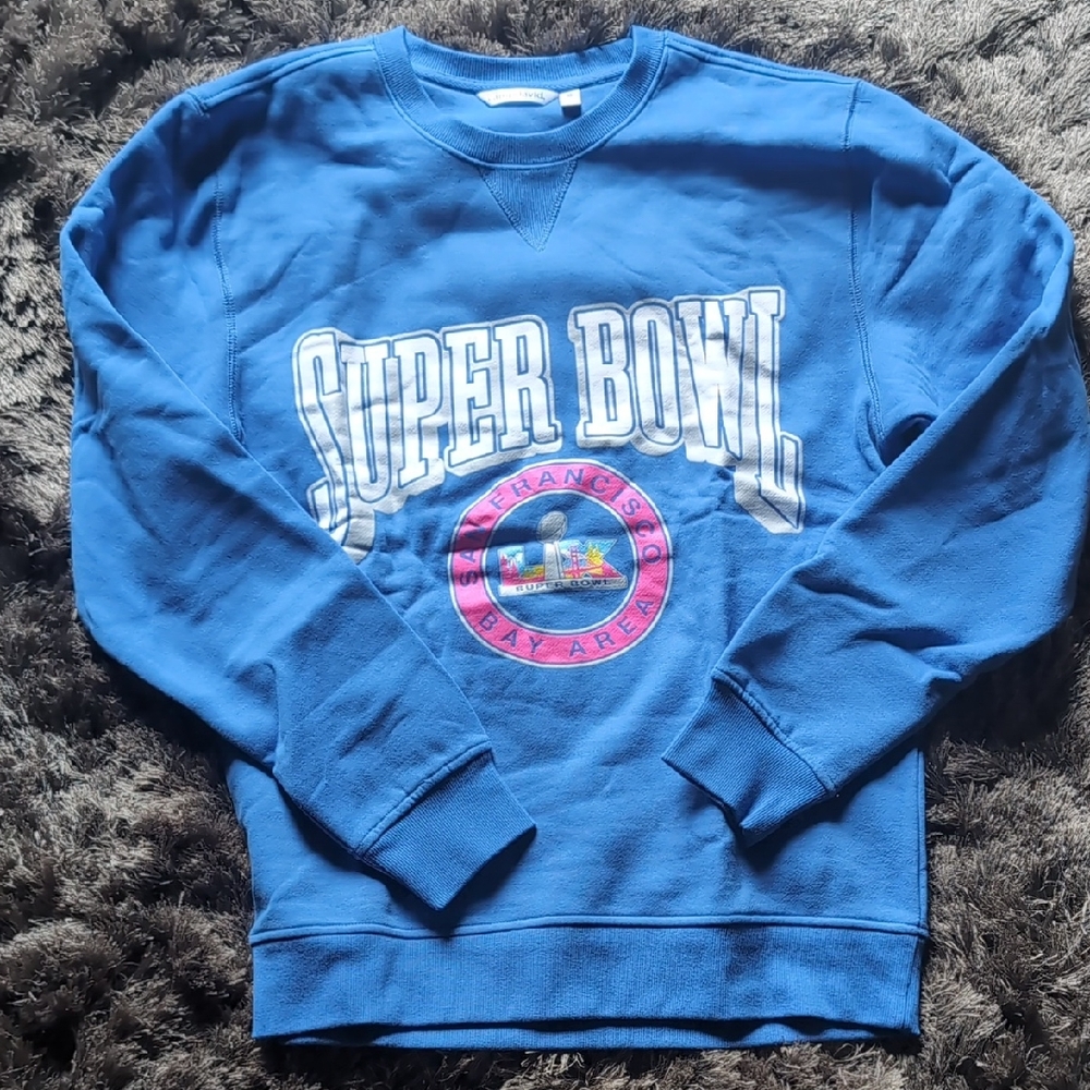 Official Merch Super Bowl LX 2026 Blue Sweatshirt